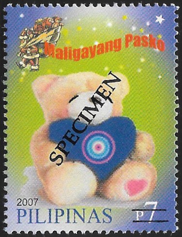 Philippines specimen stamp from 2007