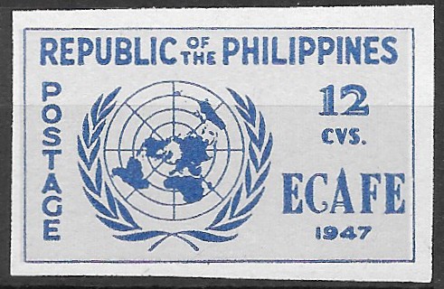 1947 Economic Commission in Asia and the Far East  - ESCAFE & United Nations Emblem