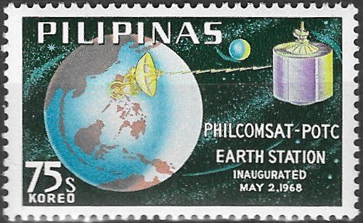 1968 Philcomsat Earth Station  - Communications satellite in orbit