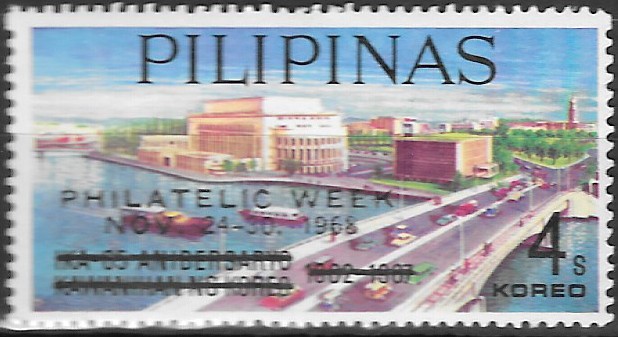 Philippine Commemorative Stamp from 1969 - Philatelic Week, 1969