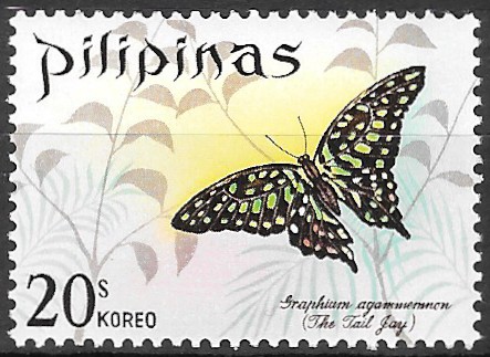 Philippine Commemorative Stamp from 1969 - Butterflies