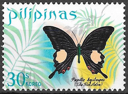 Philippine Commemorative Stamp from 1969 - Butterflies