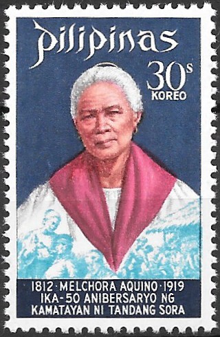 Philippine Commemorative Stamp from 1969 - Melchora Aquino