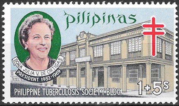 1970 Fight against Tuberculosis  - Philippine Tuberculosis Society Building - Julia Vargas de O
