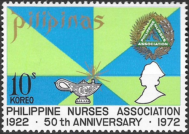 1972 50th Anniversary of the Philippine Nurses Association  - Nurses association