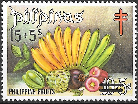 1973 Philippine Fruits  - Fight Against Tuberculosis
