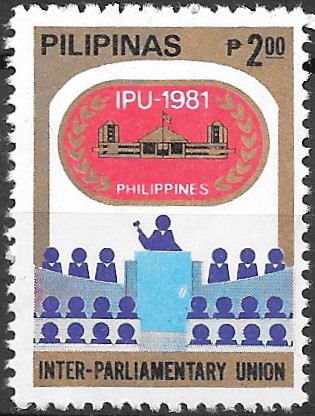 1981 68th Spring Meeting of the Inter-Parliamentary Union, Manila  - Parliament and Congress building