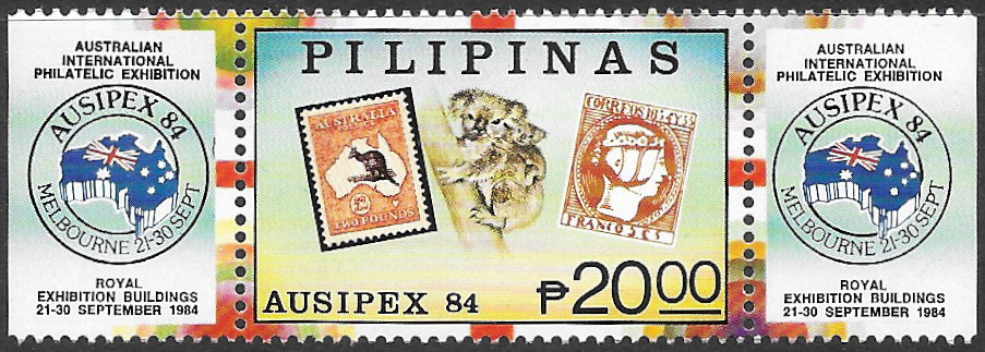 1984 International Stamp Exhibition AUSIPEX 84, Melbourne  - Ausipex 84 International Stamp Exhibition