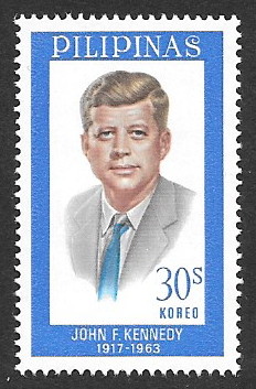 Kennedy error stamp 30s tie shifted down