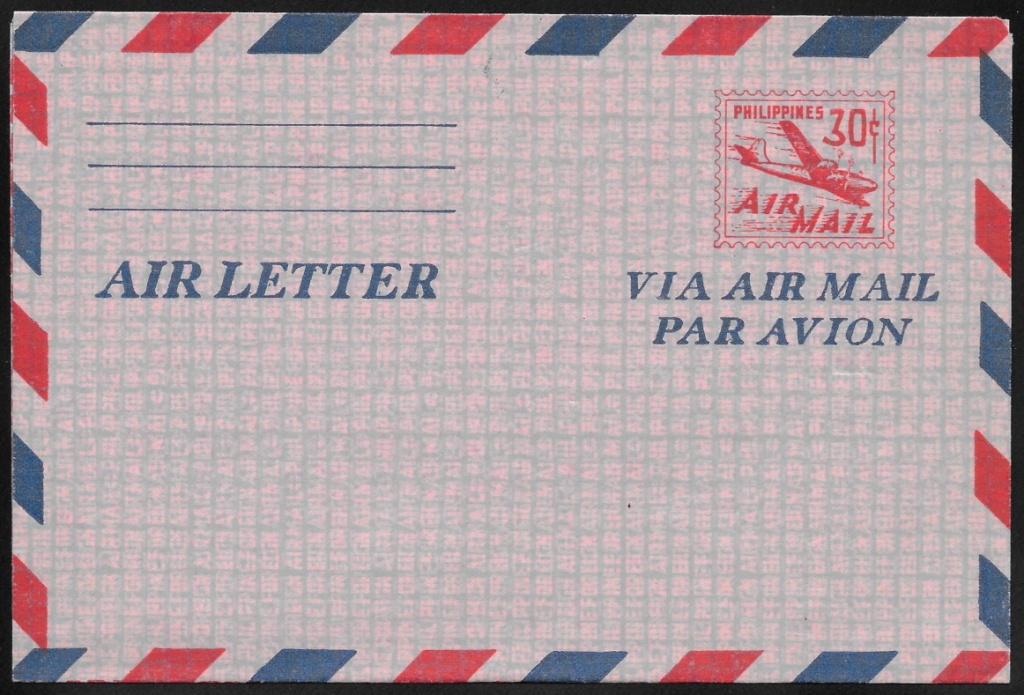 1949 Air Letter (Aerogramme), unused