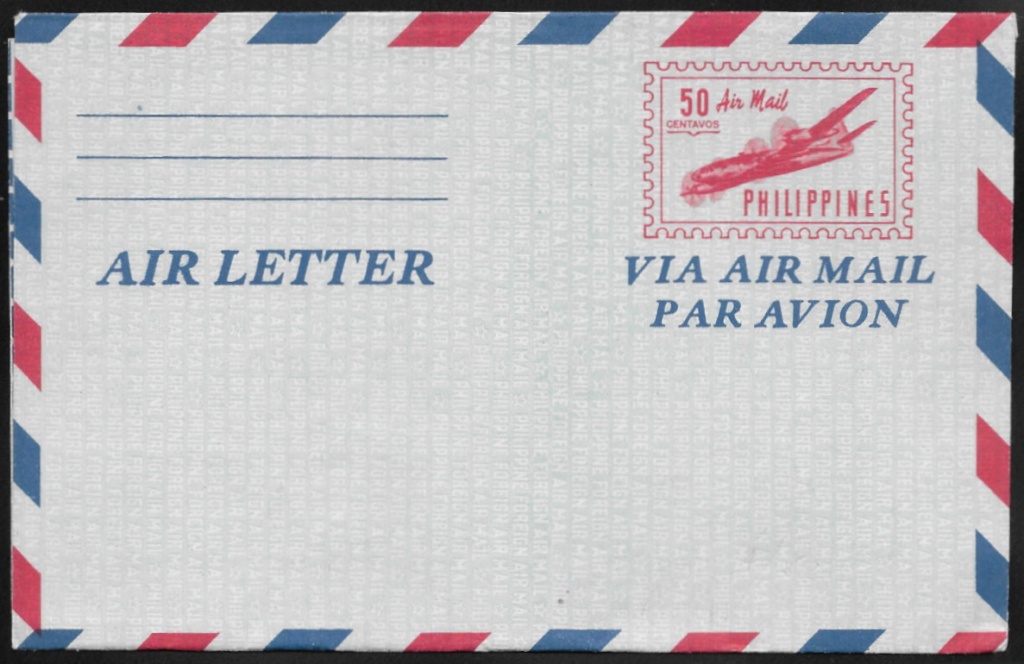 1951 Air Letter (Aerogramme), unused