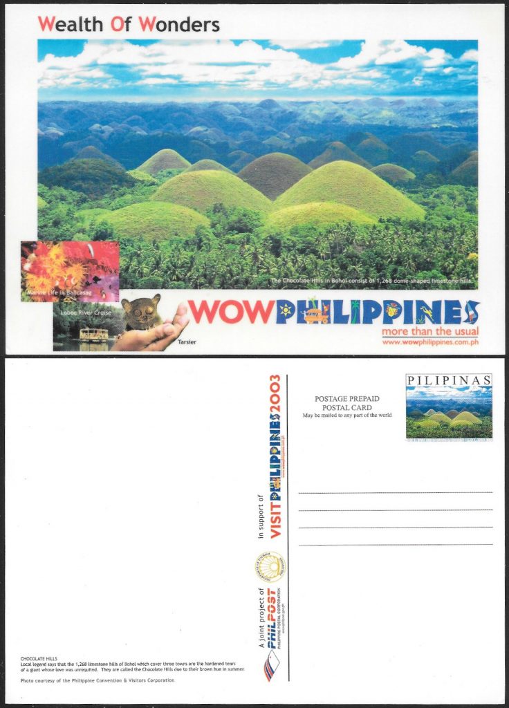 2002 Postal Card - WOW Philippines #7