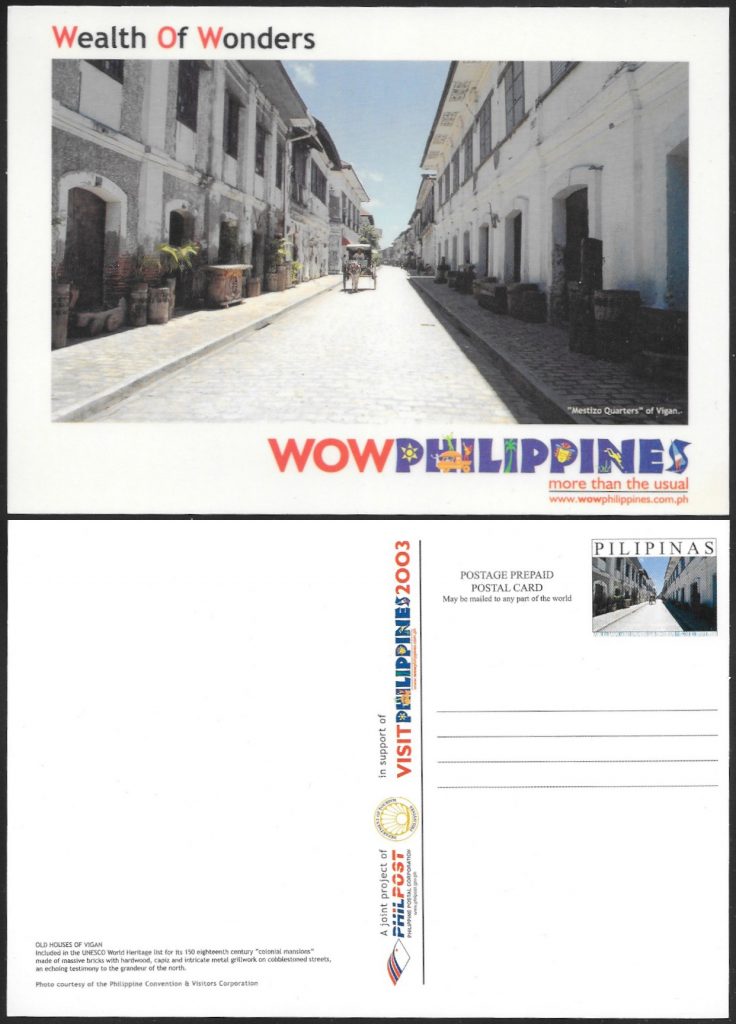 2002 Postal Card - WOW Philippines #4
