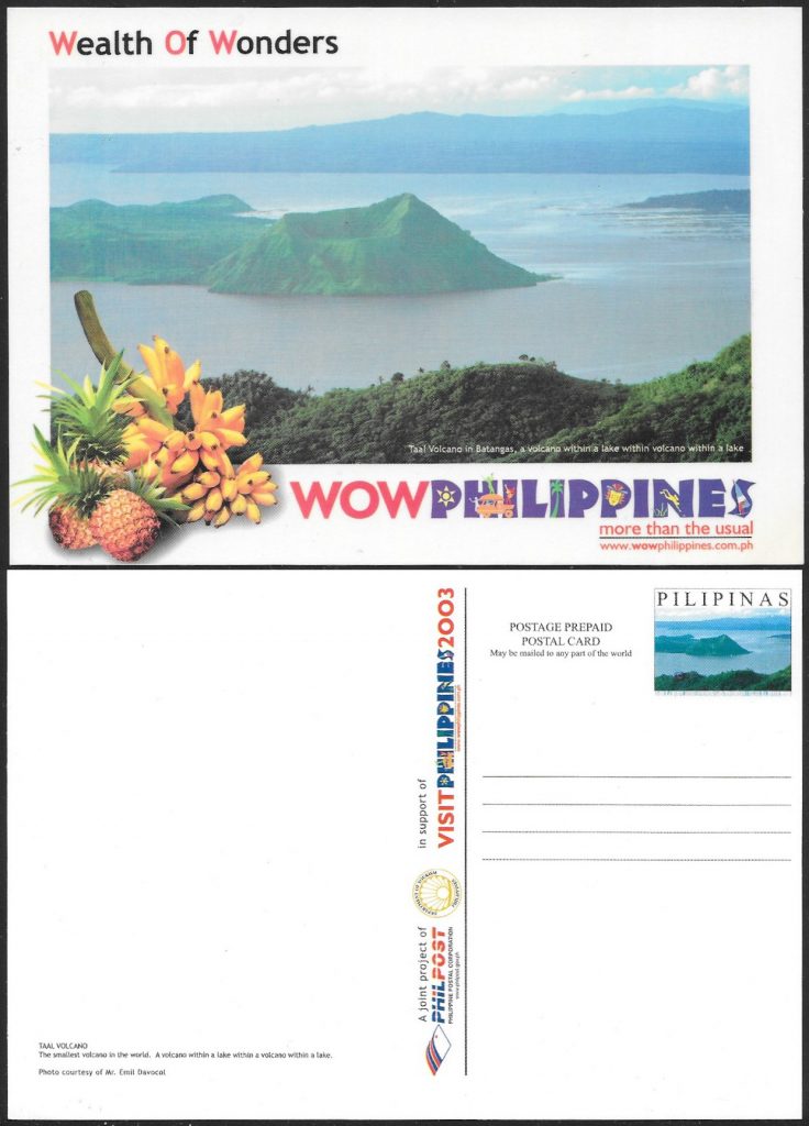 2002 Postal Card - WOW Philippines #3