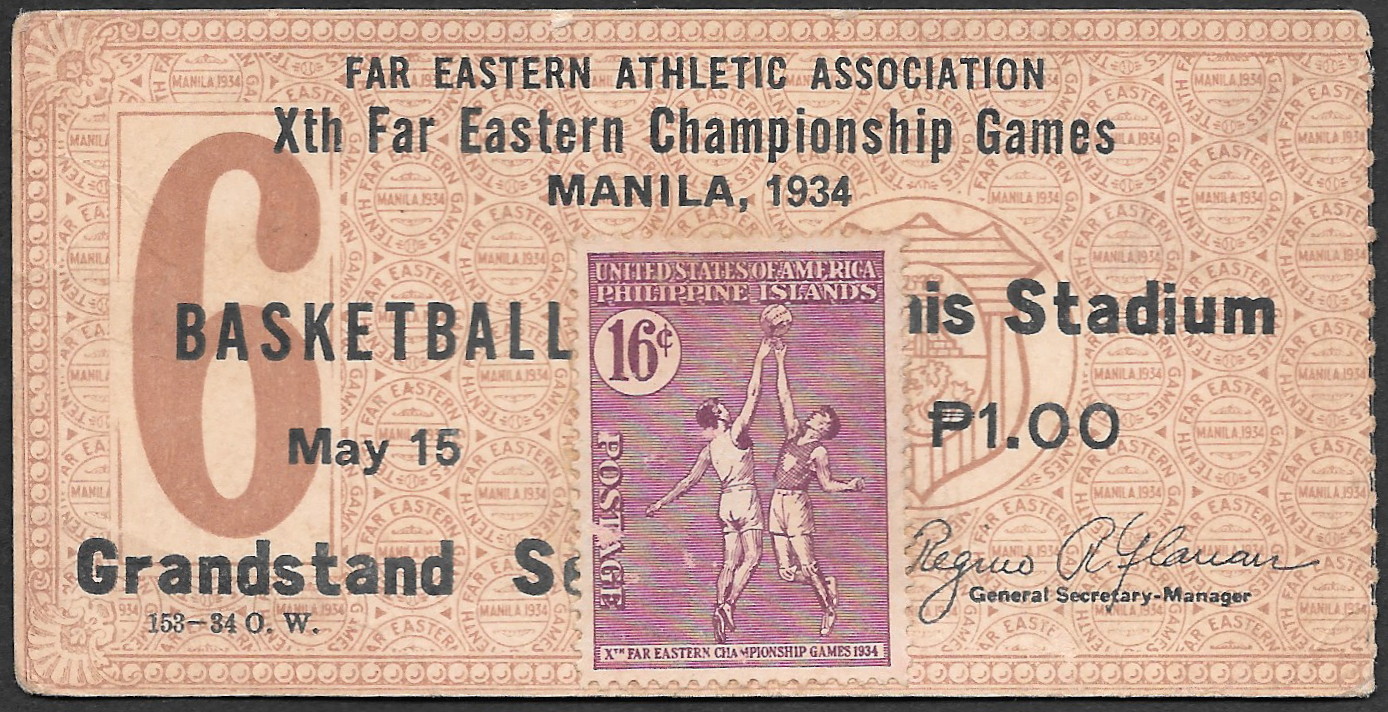 1934 10th Far Eastern Championship Games - Phil-Philately